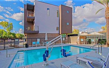 Sparkling pool